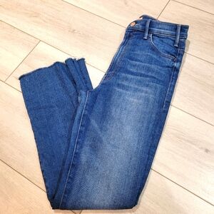 MOTHER Blue Ankle & Cropped Jeans